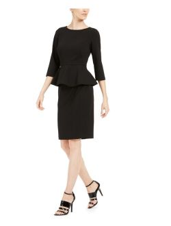 Peplum Sheath Dress