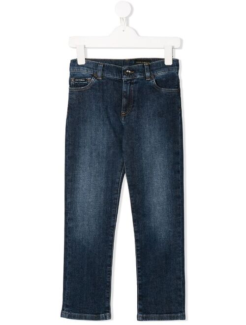 Dolce & Gabbana Kids straight leg jeans