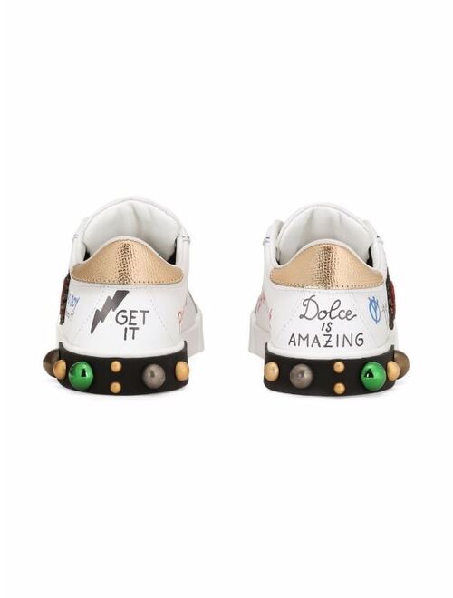 Dolce & Gabbana Kids Portofino DG King sneakers