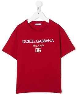 Kids DG Milano logo-print T-shirt
