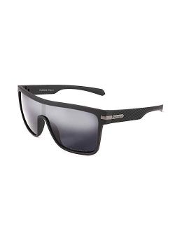 Karsaer Flat Top TR90 Polarized Sports Men Sunglasses Vintage Square Cycling Running Fishing Golf Hiking Sports Glasses
