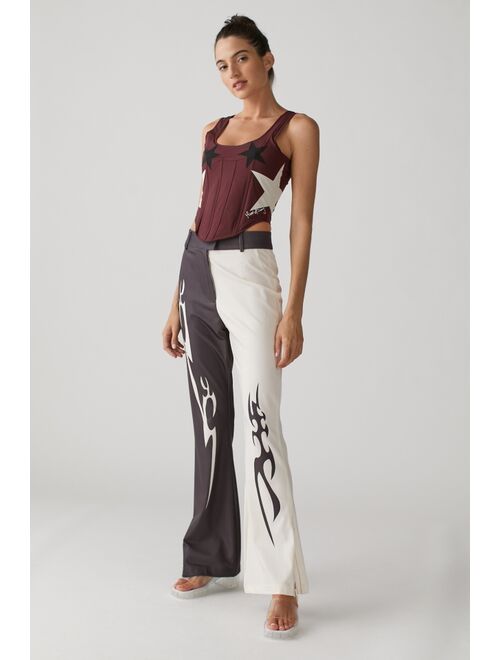 House Of Sunny Colorblock Flare Pant