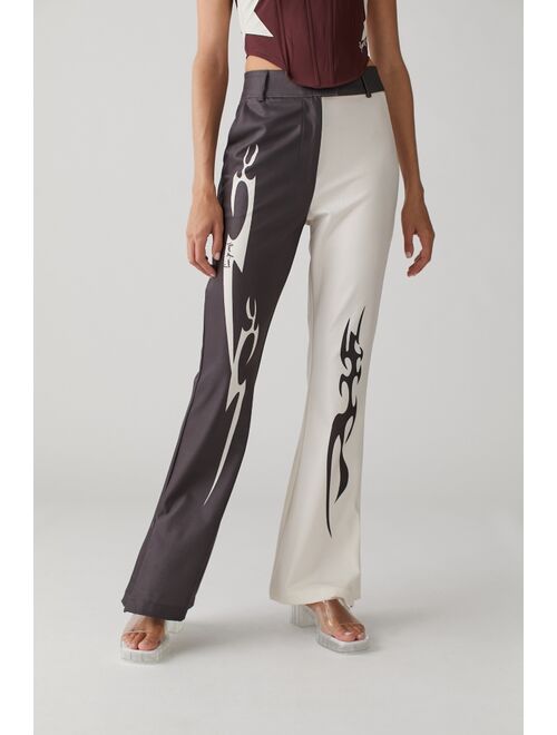 House Of Sunny Colorblock Flare Pant