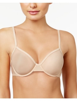 Sheer Marquisette Underwire Unlined Demi Bra QF1680