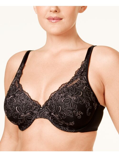 Playtex Love My Curves Side-Smoothing Embroidered Underwire Bra 4513