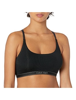 Women's Pure Ribbed Unlined Bralette QF6438