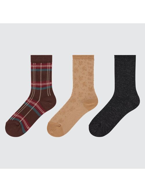 Uniqlo Regular Crew Lenght Socks (3 Pairs)
