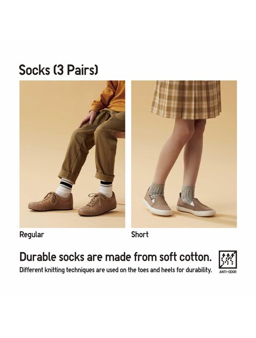 Uniqlo Regular Crew Lenght Socks (3 Pairs)