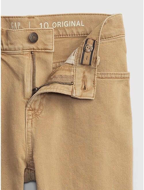 Gap Kids Original Fit Khaki Jeans with Washwell