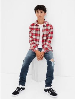 Teen Skinny Jeans with Washwell