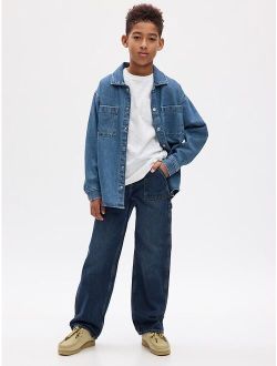 Kids Carpenter Jeans with Washwell