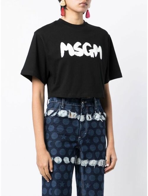 MSGM logo-print T-shirt