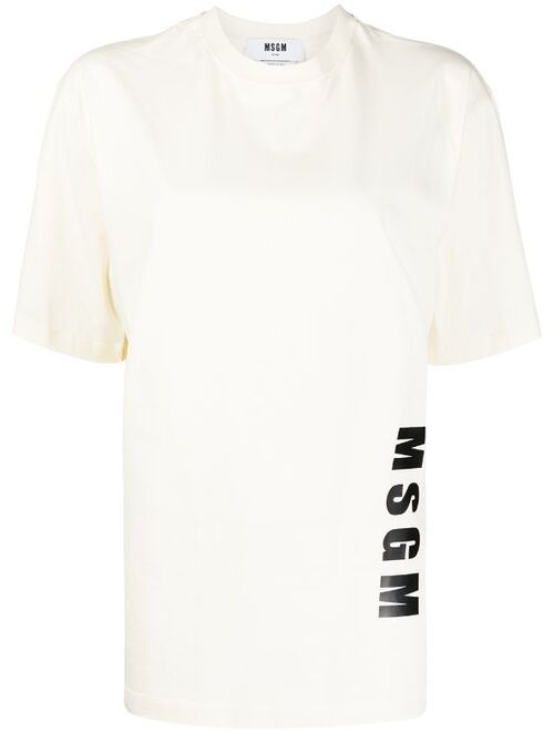 MSGM logo-print short sleeve t-shirt