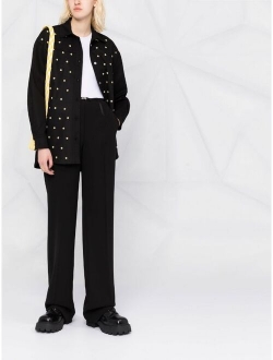 bead-embroidered long-sleeve shirt