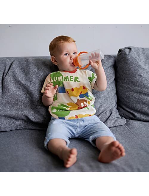 LABISHU Kids Boys Summer T Shirt Short Sleeve Crewneck Print Toddler Cotton Top Casual Basic Shirts Tee