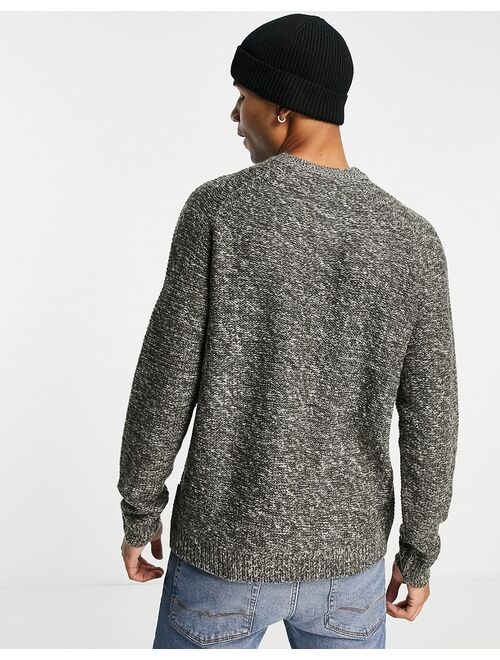 Only & Sons mixed yarn sweater in green
