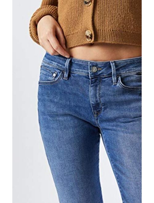 Mavi Women's Emma Mid-Rise Slim Boyfriend Jeans