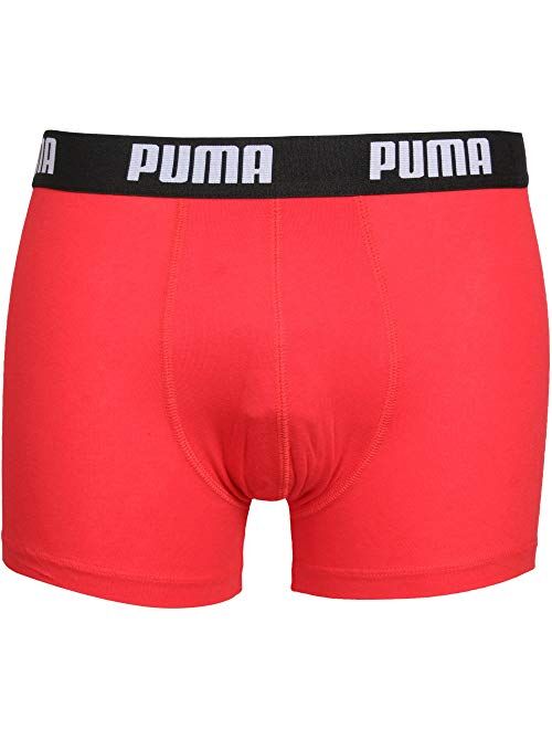 PUMA Mens Cotton Boxer Shorts Aqua/Blue