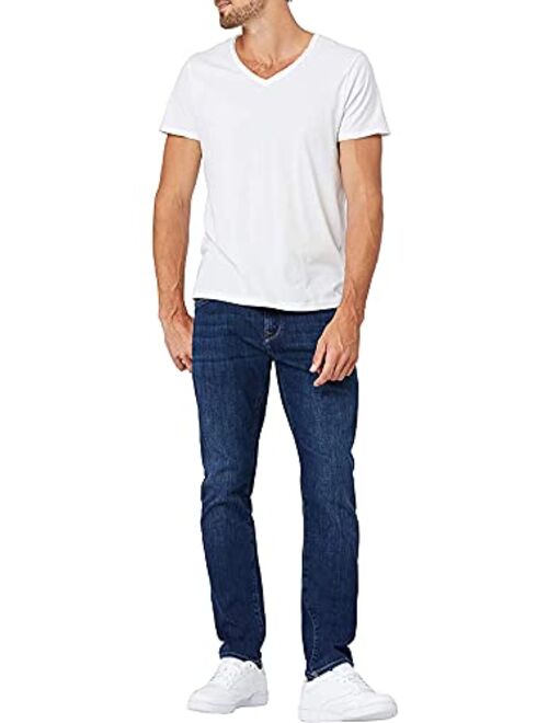 Mavi Men's Matt Mid Rise Relaxed Straight Leg Jeans