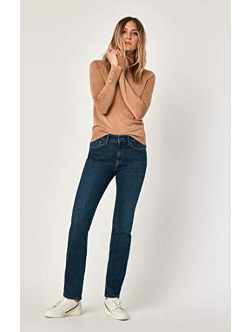 Mavi Women's Kendra High Rise Straight Leg Jeans