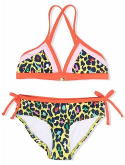 The Marc Jacobs Kids leopard-print bikini set
