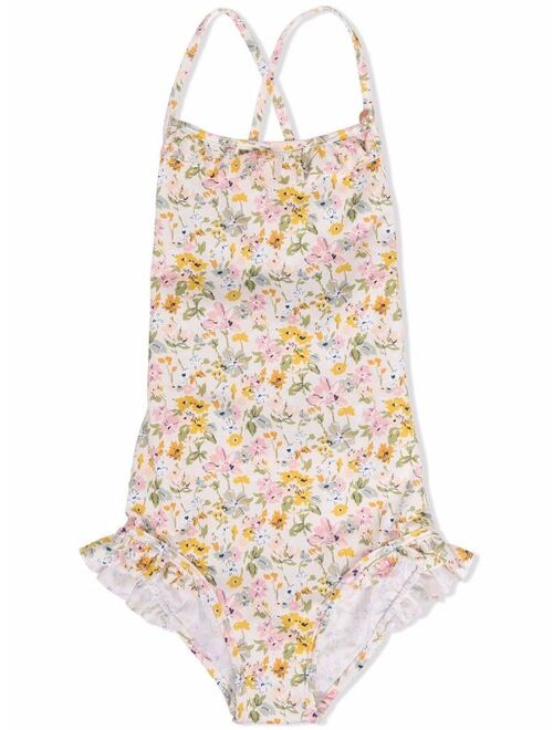 Bonpoint floral-print swimsuit