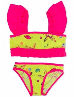 Billieblush ruffle-trimmed bikini set