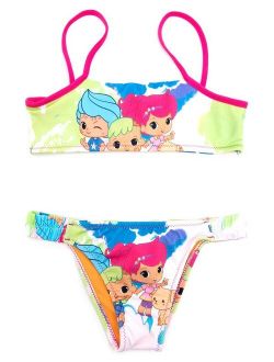 printed AMIR SLAMA + CHOCOLIX bikini set