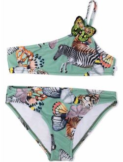 graphic-print bikini