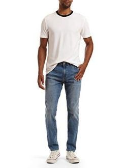 Men's Matt Mid-Rise Relaxed Straight Leg Jeans