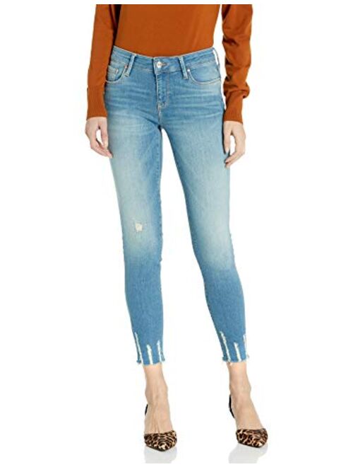 Mavi Women's Adriana Ankle Mid-Rise Super Skinny Jeans