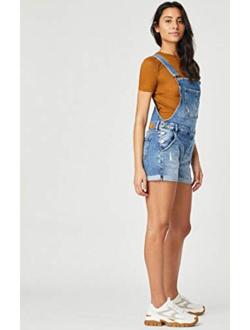 Mavi Women's Wanda Overall Denim Shorts