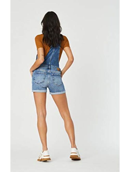 Mavi Women's Wanda Overall Denim Shorts