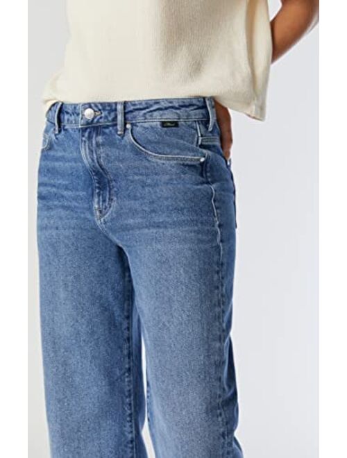 Mavi Women's Aria High Rise Wide Leg Jeans