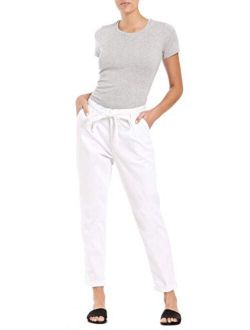 Women's Becca High Rise Belted Trouser Pants
