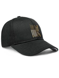 Pionism Yellow Dutton Ranch Brand Logo Men's Adjustable Hat Black