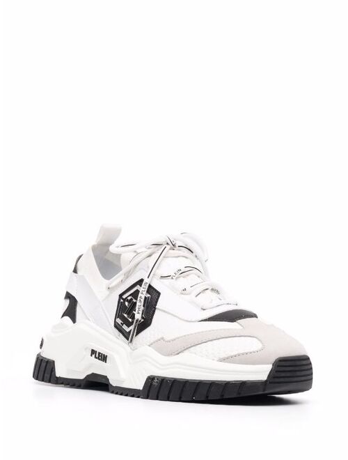 Philipp Plein Predator panelled low-top sneakers