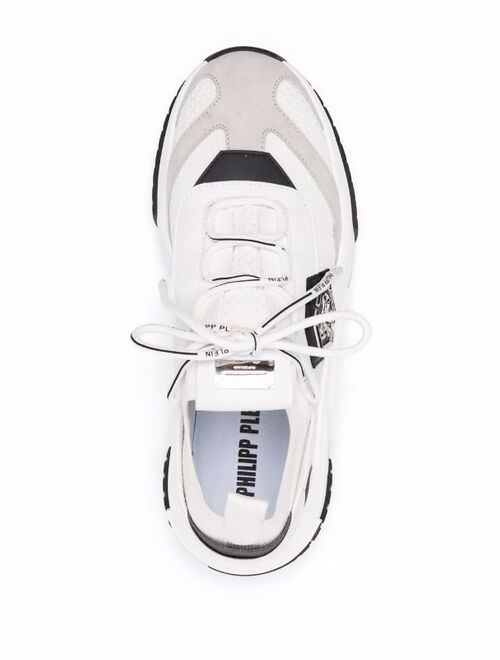 Philipp Plein Predator panelled low-top sneakers