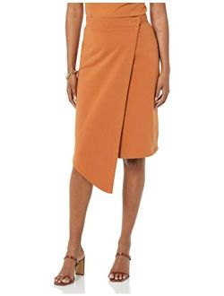 TEREA Women's Hazel Wrap Midi Skirt