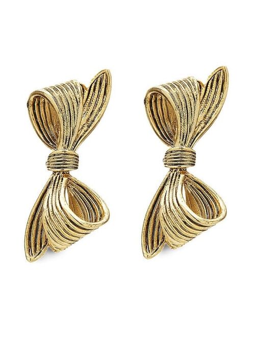 Oscar de la Renta Bow stud earrings