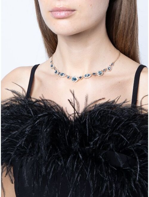 Marchesa Notte crystal-embellished necklace