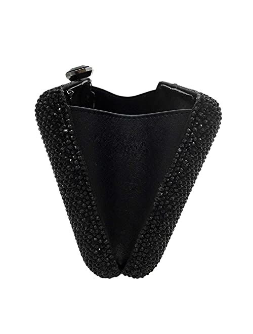 Boutique De FGG Elegant Women Box Clutch Crystal Evening Bags Wedding Handbags Bridal Purse