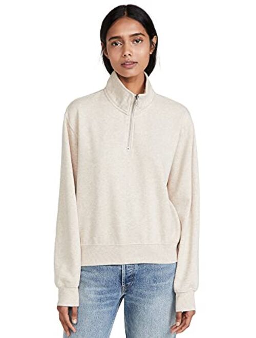 Z Supply Women's Half Zip Sweatshirt