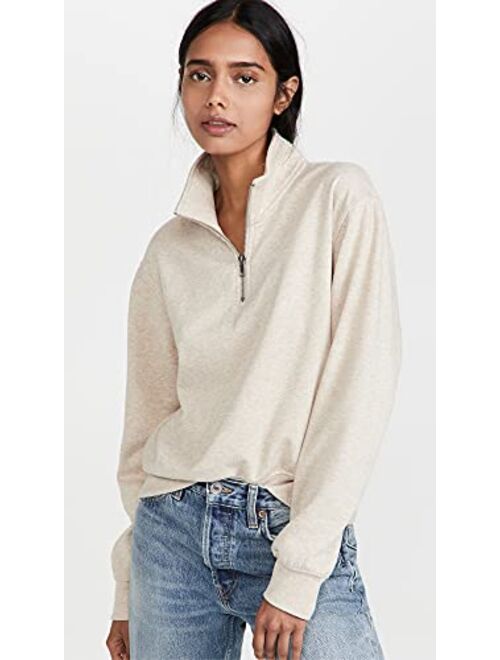 Z Supply Women's Half Zip Sweatshirt