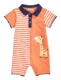 Cotton Giraffe Romper, Baby Boys, Created for Macy's