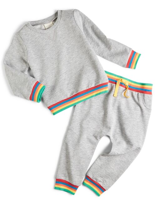 First Impressions Baby Boys French Terry Sweatshirt & Joggers, Created for Macy's