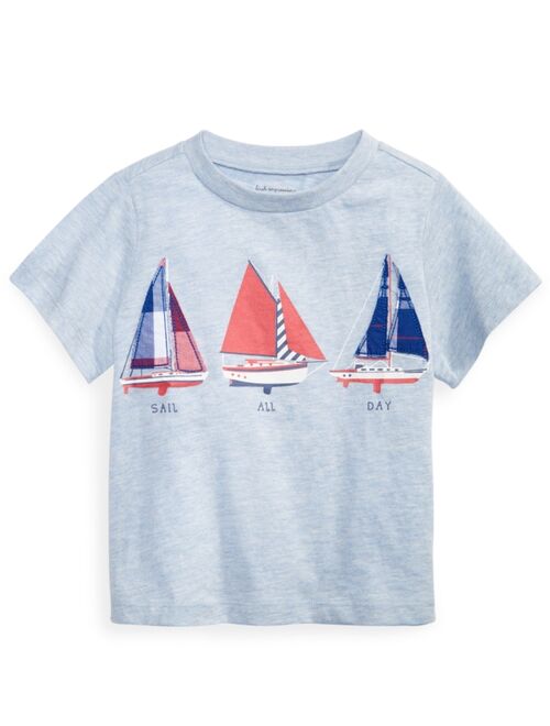 First Impressions Toddler Boys Sail-Print T-Shirt, Created for Macy's
