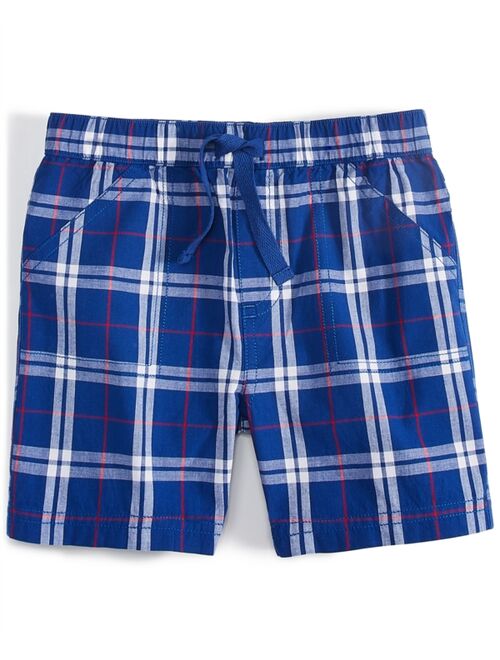 First Impressions Toddler Boys Plaid Boating Shorts, Created for Macy's
