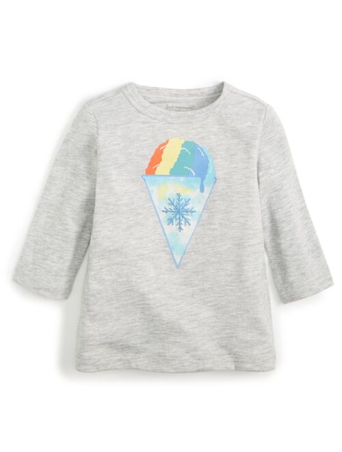 First Impressions Toddler Boys Long-Sleeve Snow Cone T-Shirt, Created for Macy's