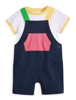 Baby Boys 2-Pc. Overall Set, Created for Macy's